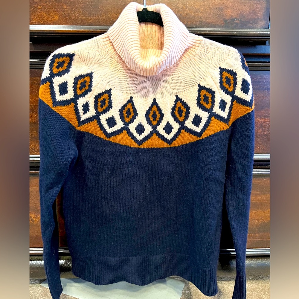 Iconic JCrew Merino Wool Fair Isle Sweater Size Small
